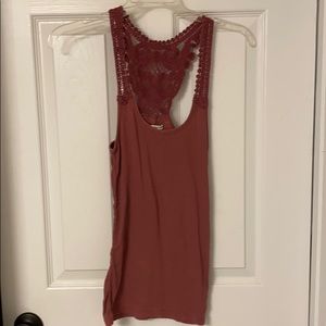 Maroon tank top